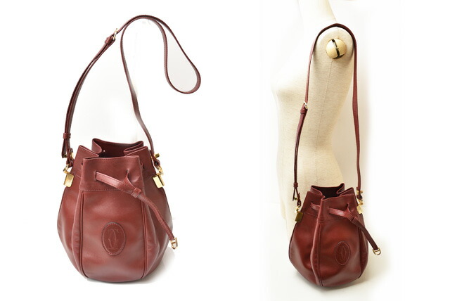 楽天市場】カルティエ ショルダーバッグ マストライン Cartier