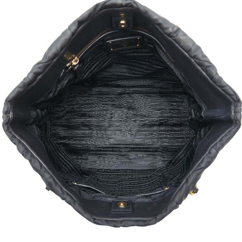 楽天市場】中古 プラダ 三角ロゴプレート キルティング チェーン