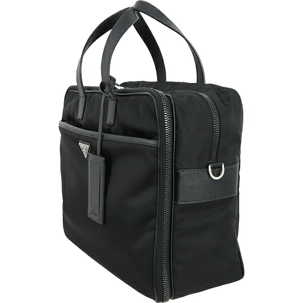 楽天市場】【超美品】 プラダ ビジネスバッグ ナイロン サフィアーノ