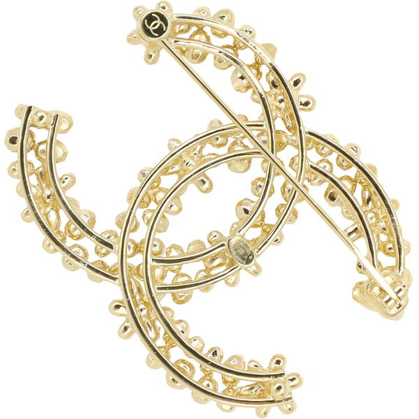 楽天市場】【新品】 シャネル ブローチ ココマーク フラワー メタル GP