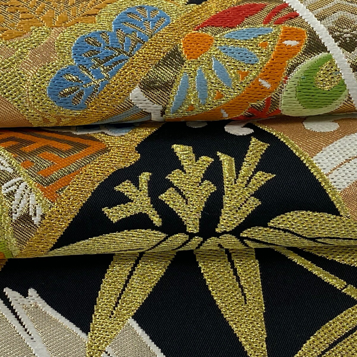 楽天市場】袋帯 美品 逸品 川島織物 落款あり 振袖向き 鳳凰 松竹 金糸