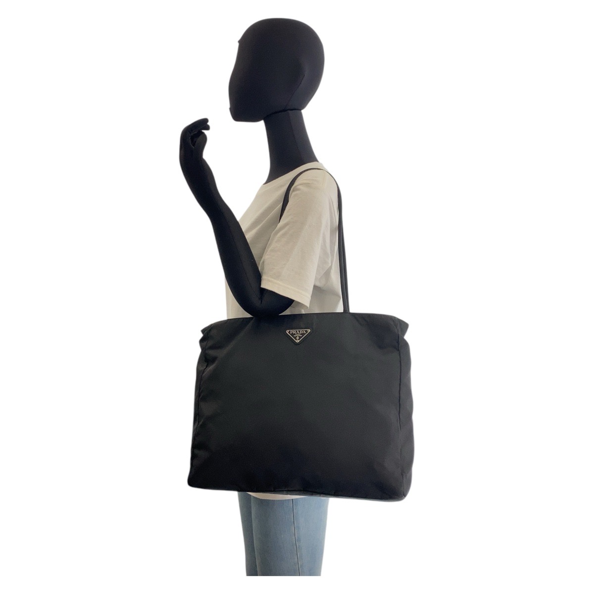 楽天市場】PRADA プラダ テスート 三角ロゴプレート ブラック 黒