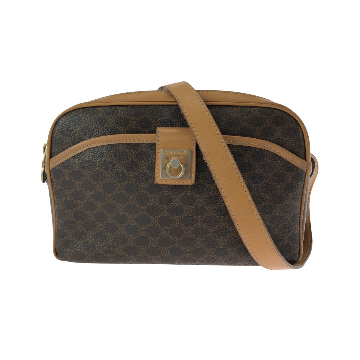 楽天市場】CELINE セリーヌ ヴィンテージ マカダム柄 ブラウン