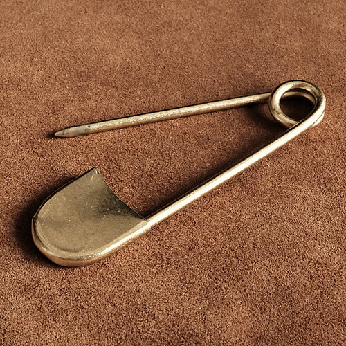 楽天市場】BRASS STORE ブラスストア / 真鍮 安全ピン（ビッグサイズ