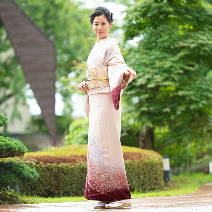 楽天市場】【レンタル】高級正絹 訪問着 フルセットレンタル訪問着