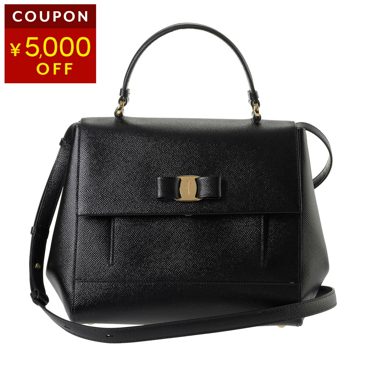 楽天市場】フェラガモ ハンドバッグ FERRAGAMO ヴァラ ボウ 21O012