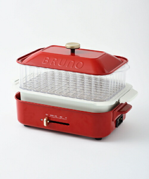 楽天市場】【公式】BRUNO コンパクトホットプレート用スチーマー(1段