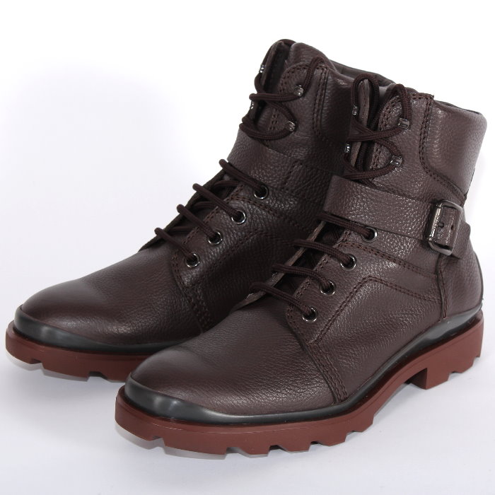 楽天市場】TOD'S トッズ レースアップ アンクル ブーツ ブラウン