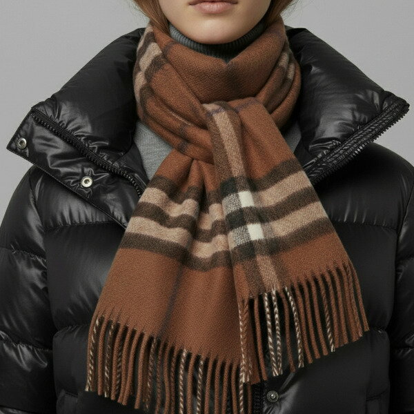 楽天市場】バーバリー マフラー ジャイアントチェック柄 フリンジ