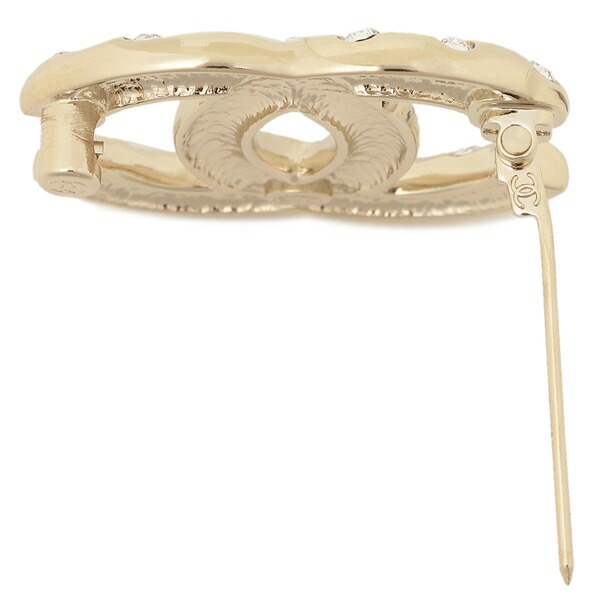 楽天市場】シャネル ブローチ ココマーク CCマーク ゴールド シルバー