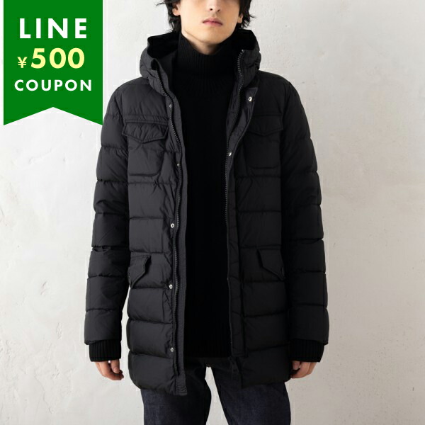 楽天市場】ヘルノ ダウンジャケット コート ブラック メンズ HERNO