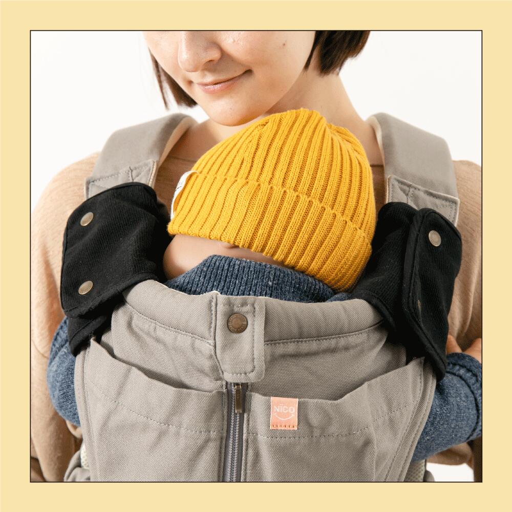 楽天市場】キューズベリー 抱っこ紐 NICO専用 よだれカバー よだれかけ