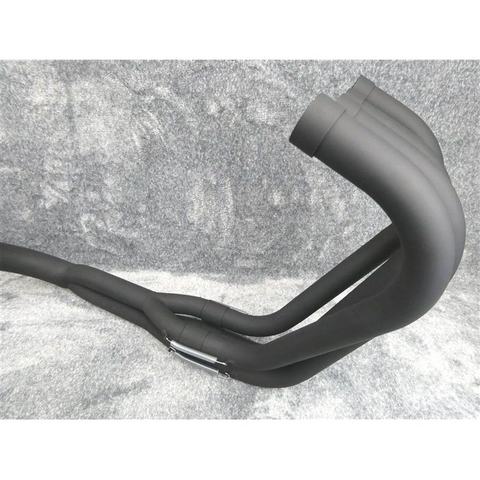 楽天市場】XJR400 DJガニマタ 6分割 マフラー 黒 ＋シルバー