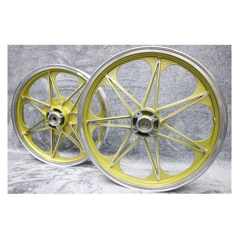 楽天市場】Z400FX キャスト ホイール 金 : カスタムパーツ DJ