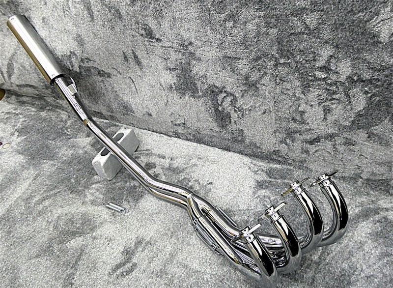 楽天市場】バリオス2【豪】メッキ42.7π マフラー ERアウター / アップ