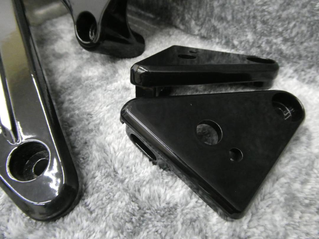 楽天市場】CBR400F 土台＋ライトステー ブラック 大小