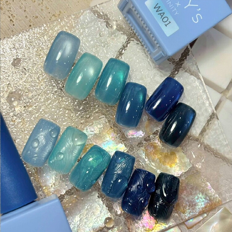 TOY's ジェルネイルセット アクア 6本セット TOY's ジェルネイルセット