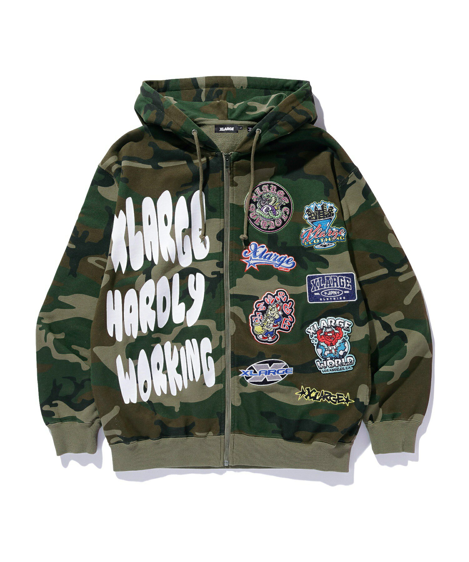 楽天市場】【公式】XLARGE エクストララージ MULTI LOGO ZIP UP HOODED