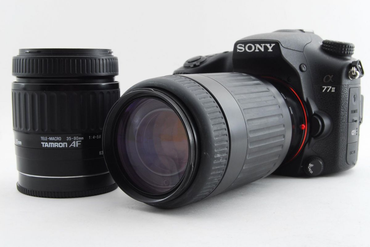 楽天市場】【中古】ソニー SONY α77 SLT-A77V 標準&望遠ダブルズーム