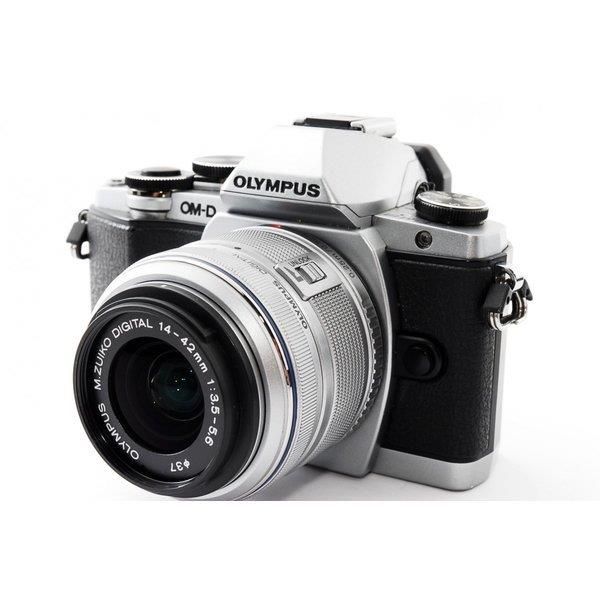 楽天市場】【中古】 オリンパス OLYMPUS OM-D E-M10 シルバー レンズ