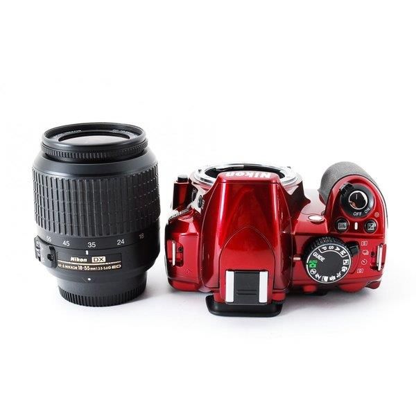 楽天市場】【中古】 ニコン Nikon D3100 レンズキット レッド 希少品