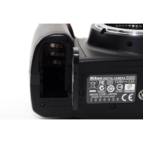 楽天市場】【中古】ニコン Nikon D3000 レンズキット ブラック 美品