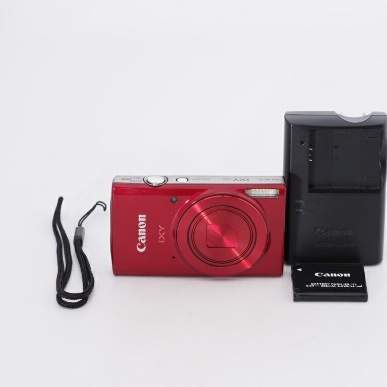 楽天市場】Canon キヤノン コンパクトデジタルカメラ IXY 190 レッド
