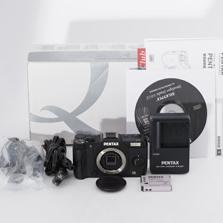 楽天市場】PENTAX ペンタックス ミラーレス一眼 Q7 ボディ ブラック Q7