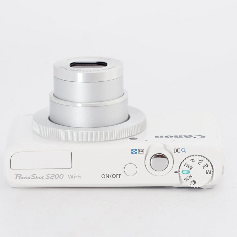 楽天市場】Canon キヤノン デジタルカメラ PowerShot S200 (ホワイト