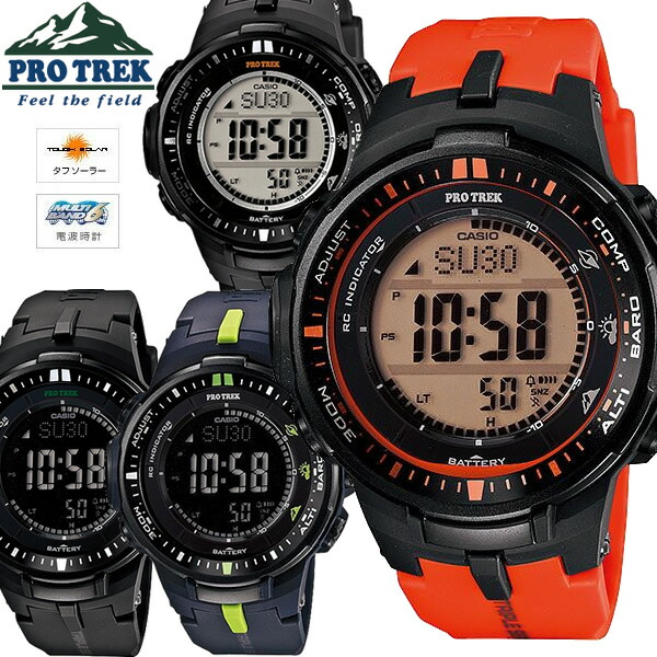 楽天市場】【カシオ・腕時計】プロトレック 電波ソーラー カシオ 電波