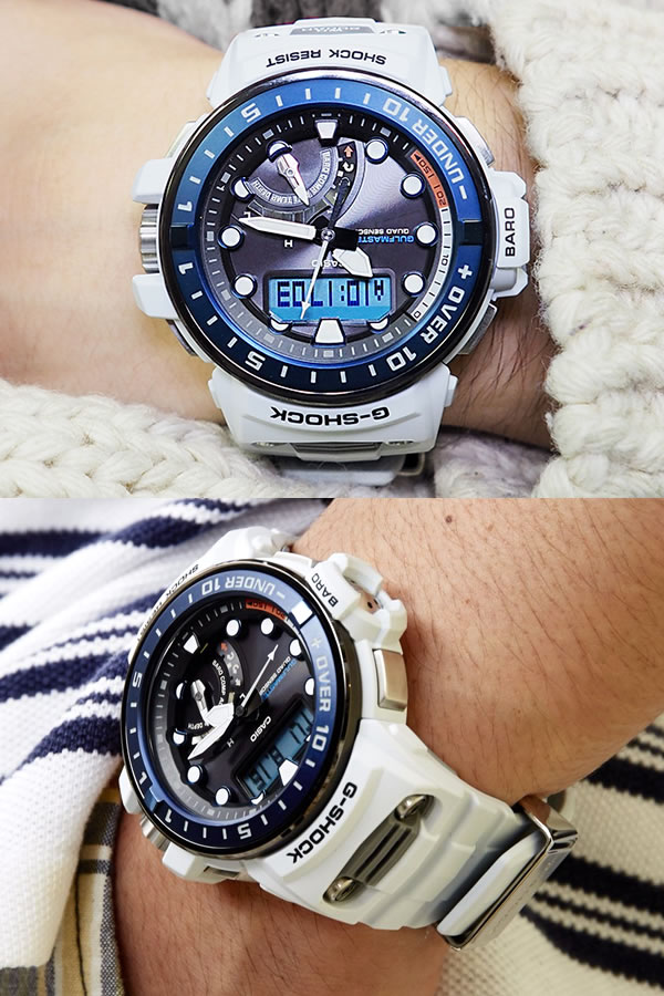 G-SHOCK ガルフマスター タフソーラーGNW1000E ホワイト G-SHOCKから