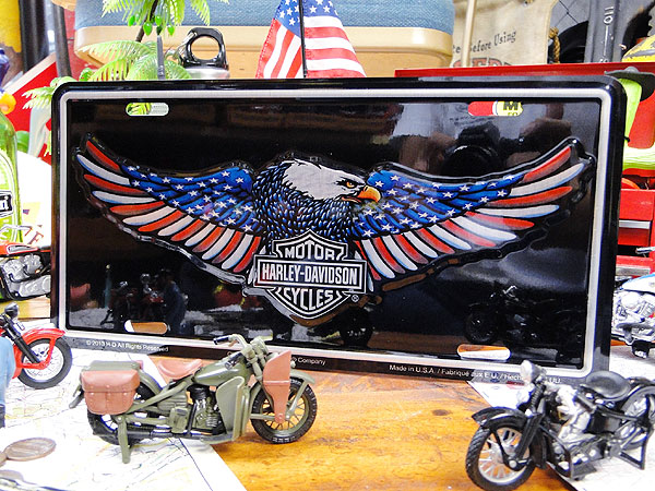 楽天市場】ハーレーダビッドソン ライセンスプレート （星条旗ハーレー
