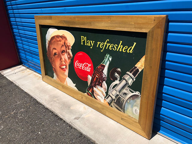 楽天市場】コカ・コーラ 特大サイズ・ヴィンテージポスター （ウッド