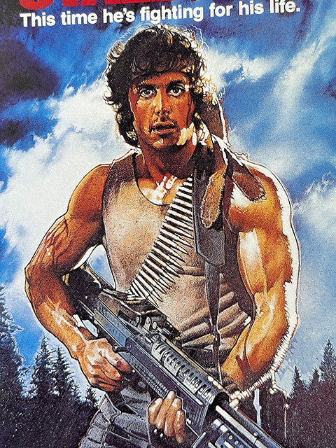 楽天市場】ハリウッドポスター #0023 映画 ランボー 劇場版ポスター