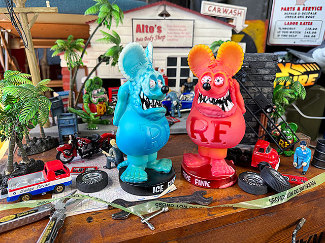 希少スパナフィンク ラットフィンクボビングヘッド4体セット RAT FINK