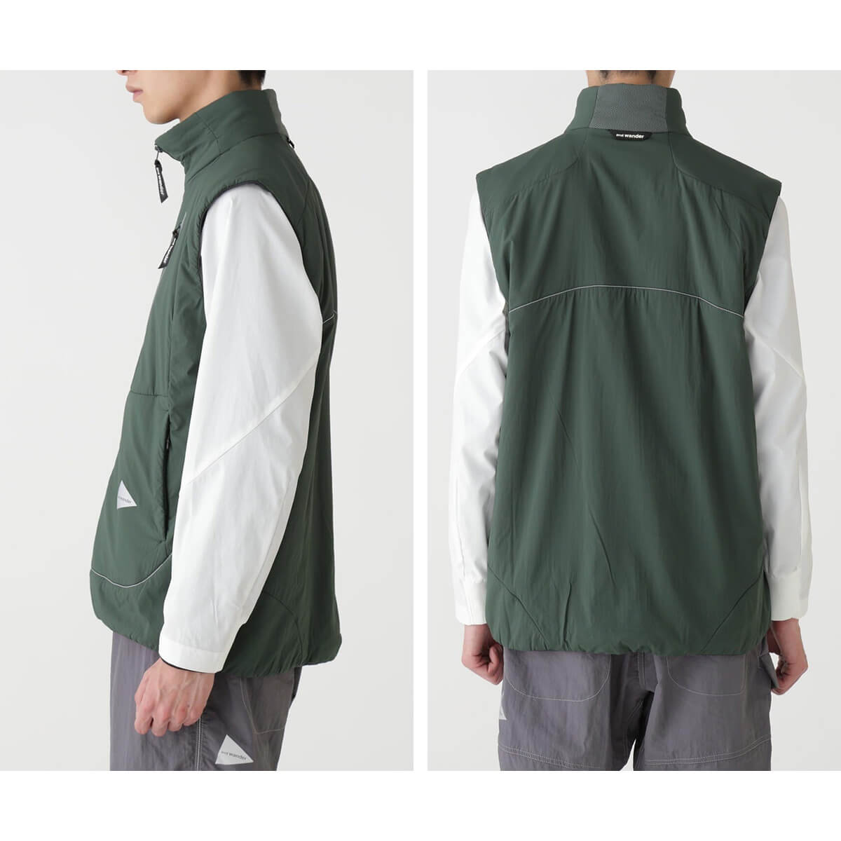 楽天市場】アンドワンダー アルファAIRベスト and wander alpha AIR