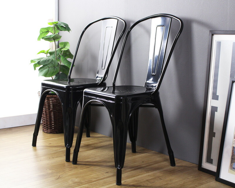 楽天市場】【土日祝も発送】 ダイニングチェア 2脚セット シルバー