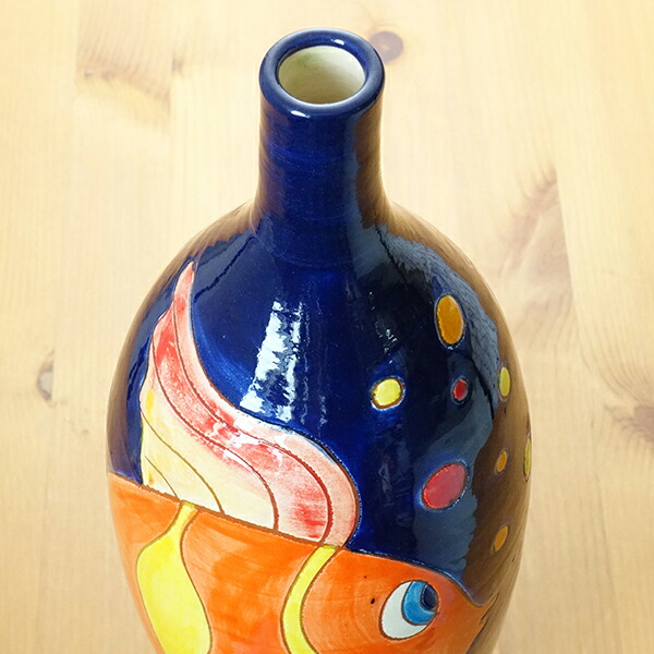 楽天市場】南イタリア レッチェ お魚柄 素焼き テラコッタ 陶器製 飾り