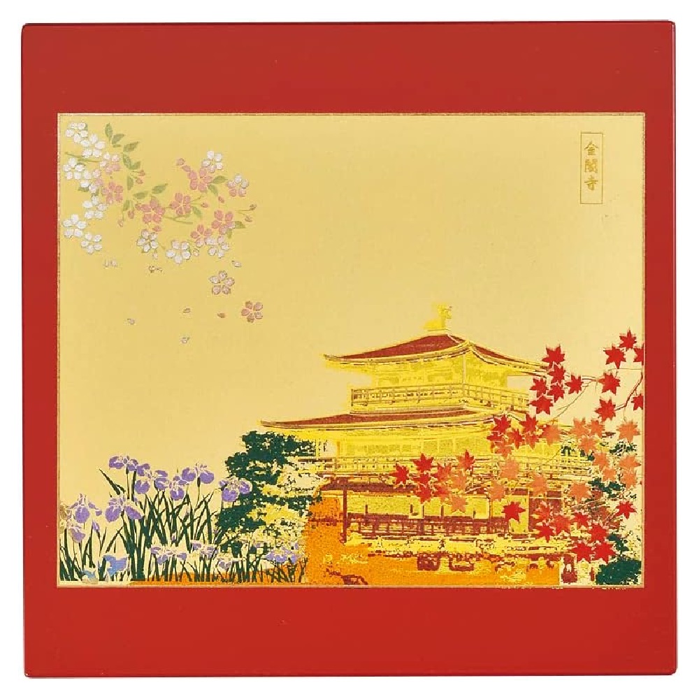 楽天市場】山中漆器 漆芸マウスパッド 金閣寺(R) : 虹八-Kohya-