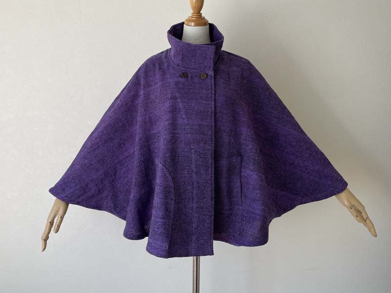 楽天市場】ポンチョ コート 手織り綿 コットン100% フリーサイズ 40代