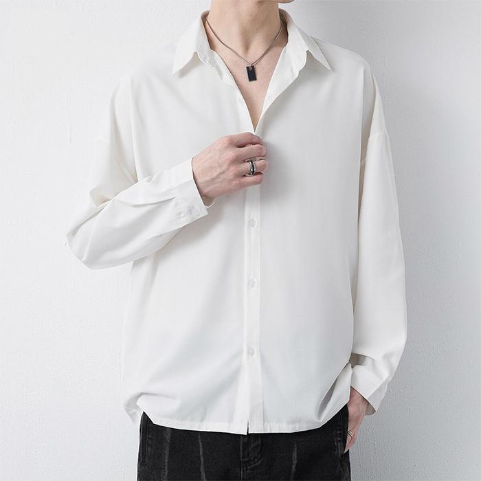 楽天市場】シフォンブラウス 長袖 ブラウス メンズ ゆるシャツ