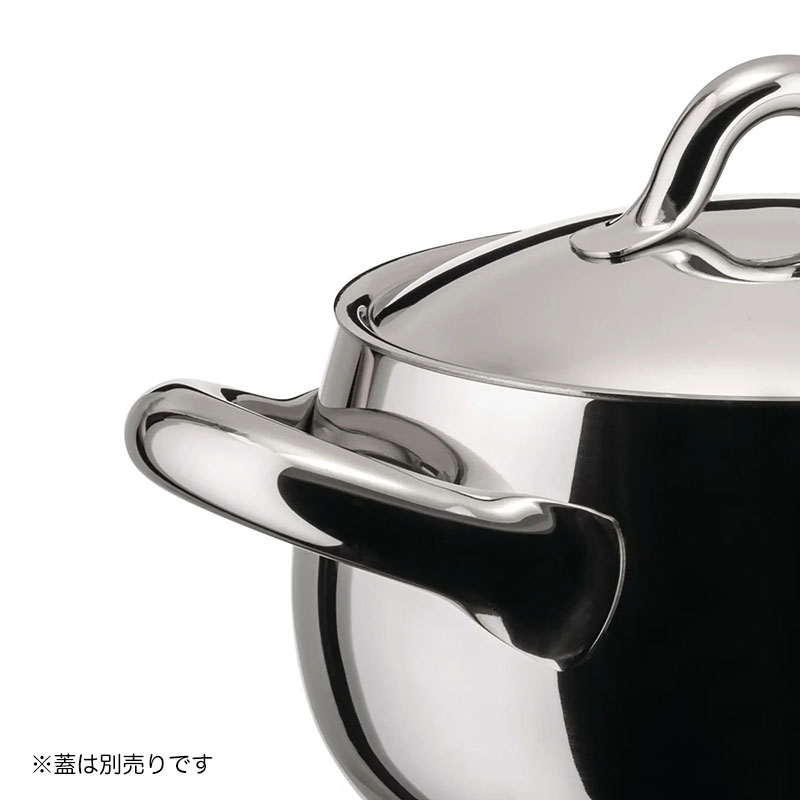 楽天市場】アレッシィ キャセロール 16cm ミラー仕上げ フタ別売り