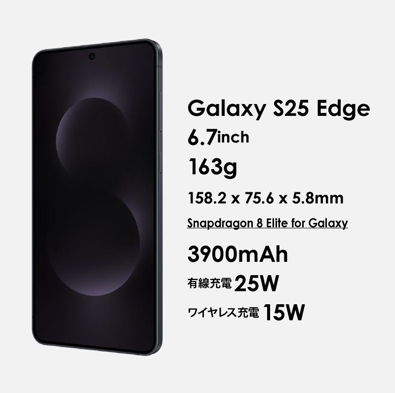 楽天市場】Samsung Galaxy S25 Edge ＜ グローバル版 ＞ ( SM-S937B/DS