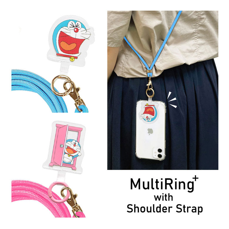 楽天市場】ドラえもん マルチリングプラス ストラップ スマホ