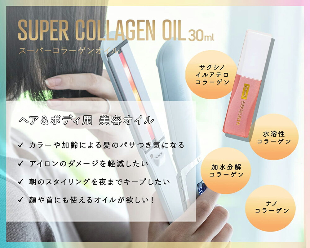 楽天市場】LEDラバー コラーゲン ヘアアイロン LV プラチナシルバー