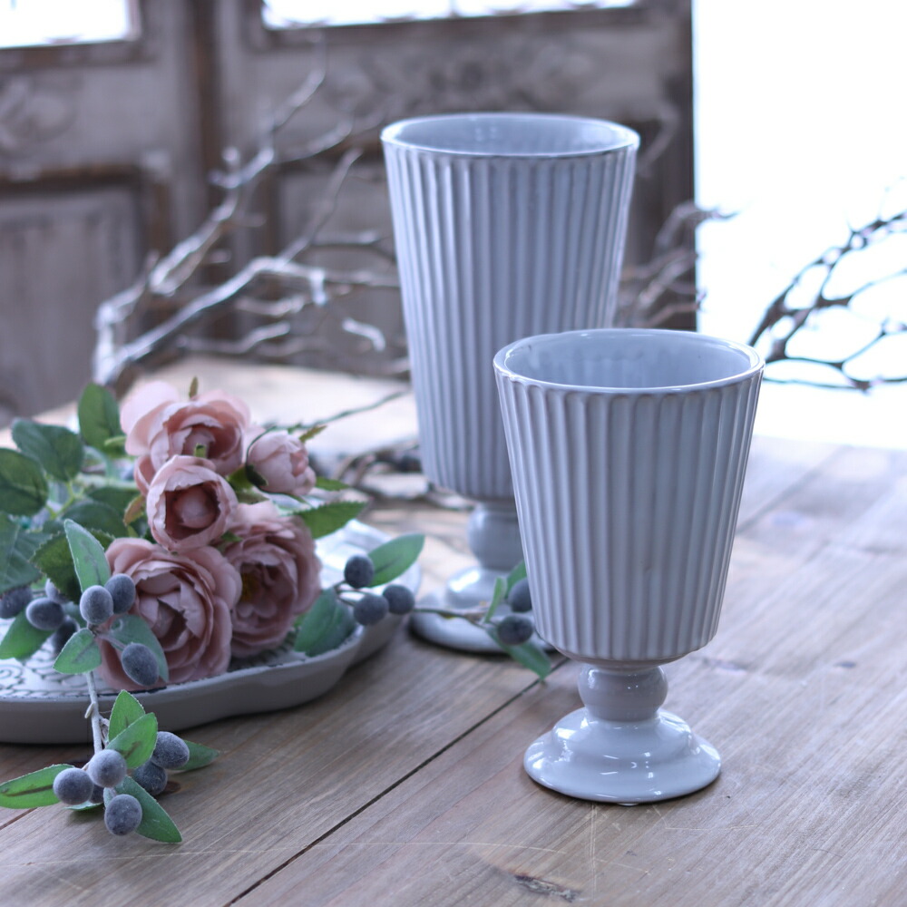 楽天市場】【送料無料】花瓶 おしゃれ 陶器 フレンチ フレンチ