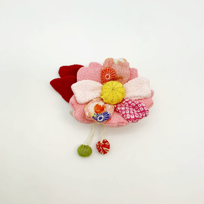 楽天市場】ちりめん細工 キット ちりめん パーツ 花 [季節のお花 桜B