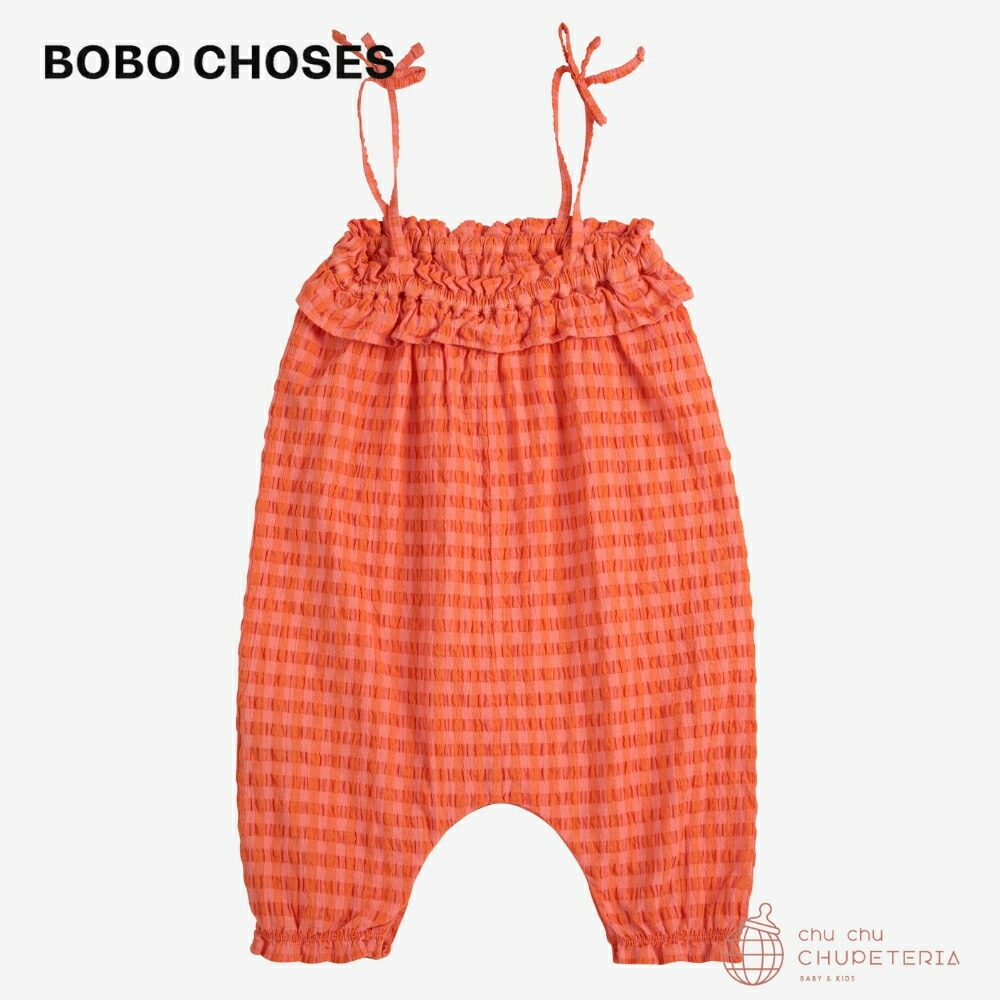 楽天市場】【BOBO CHOSES】[Baby] Drop 2: Vichy woven overall
