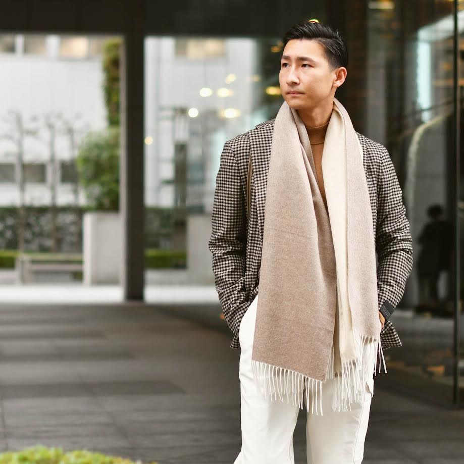 楽天市場】PIACENZA【ピアチェンツァ】リバーシブルマフラー MIRROR