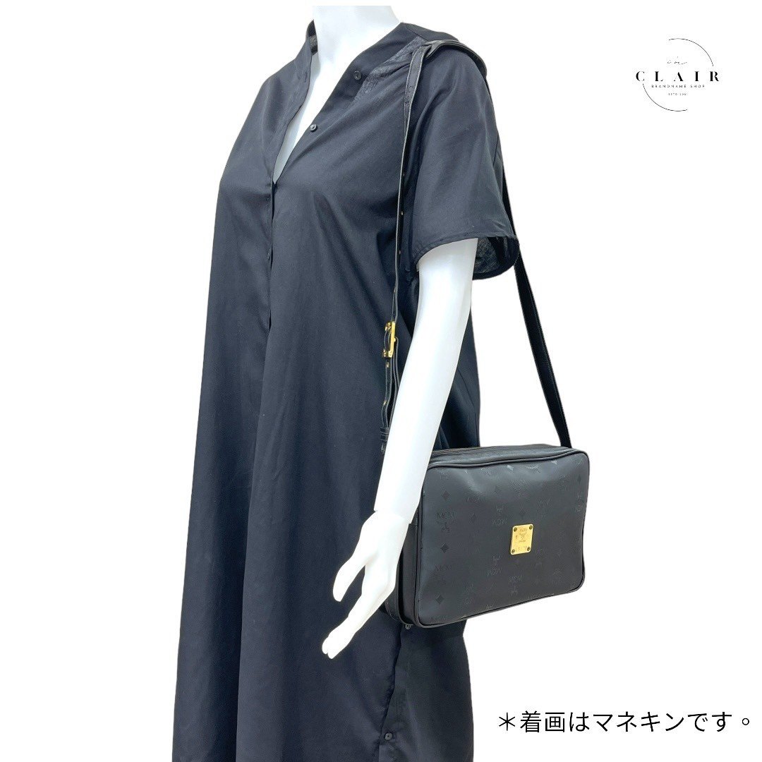 楽天市場】【中古】エムシーエム ショルダーバッグ 黒 ブランドバッグ